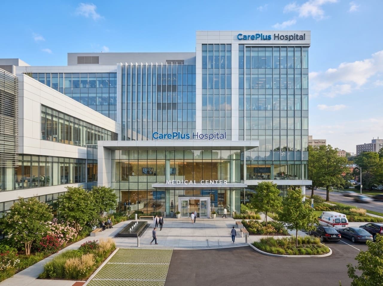 The CarePlus Hospital building